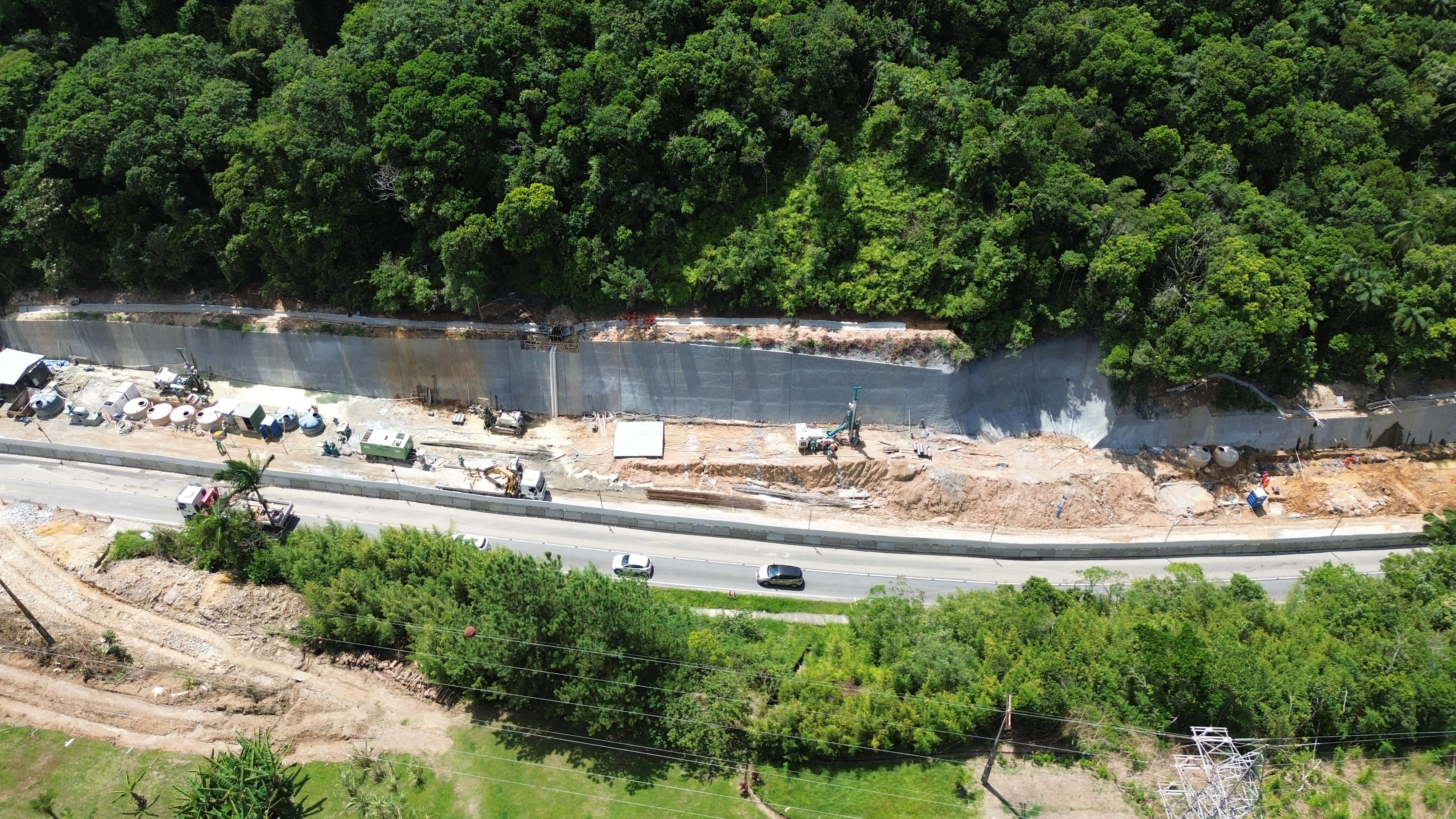 Obras da Ponte de Guaratuba chegam a 44,2% de execução com início de nova fase da estrutura estaiada