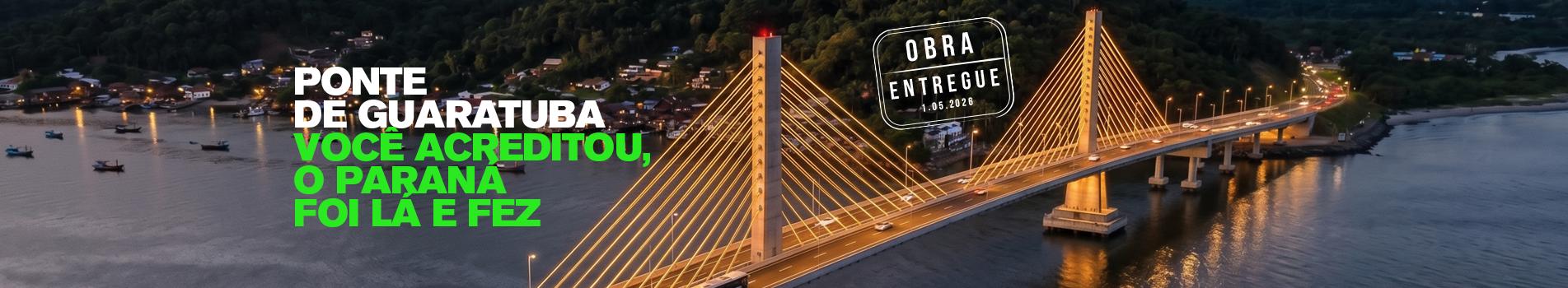 Ponte de Guaratuba inaugurada