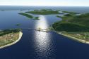 Ponte de Guaratuba Maquete 3d