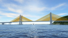 Ponte de Guaratuba Maquete 3d