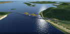 Ponte de Guaratuba Maquete 3d