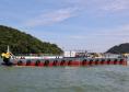 Balsa Perpetuar chega na Baía de Guaratuba para apoio marítimo da construção da ponte 