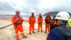 Treinamento de Emergência Ambiental Marítima nas obras da Ponte de Guaratuba