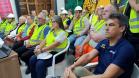 Obras da Ponte de Guaratuba são acompanhadas pelo vice-governador, lideranças de Engenharia, autoridades e entidade de integração do Paraná