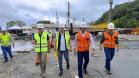 Obras da Ponte de Guaratuba são acompanhadas pelo vice-governador, lideranças de Engenharia, autoridades e entidade de integração do Paraná