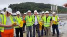 Obras da Ponte de Guaratuba são acompanhadas pelo vice-governador, lideranças de Engenharia, autoridades e entidade de integração do Paraná