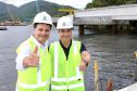 obras da Ponte de Guaratuba, no Litoral do Paraná, atingiram 35,3% de execução