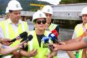 obras da Ponte de Guaratuba, no Litoral do Paraná, atingiram 35,3% de execução