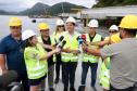 obras da Ponte de Guaratuba, no Litoral do Paraná, atingiram 35,3% de execução