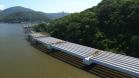 Obras da Ponte de Guaratuba chegam a 44,2% de execução com início de nova fase da estrutura estaiada