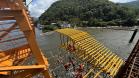 Começa construção da superestrutura da parte estaiada da Ponte de Guaratuba