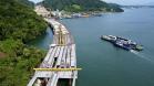 Obras da Ponte de Guaratuba chegam a 55,7% de execução