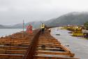 Obras da Ponte de Guaratuba chegam a 65% com destaque para o avanço do trecho estaiado 