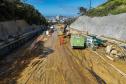 Obras da Ponte de Guaratuba chegam a 70% de execução com destaque para o progresso nos acessos