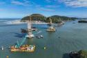 Obras da Ponte de Guaratuba chegam a 70% de execução com destaque para o progresso nos acessos