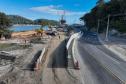 Obras da Ponte de Guaratuba chegam a 70% de execução com destaque para o progresso nos acessos