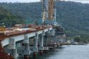 ponte de guaratuba chega a 80% de execução