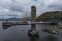 Ponte de Guaratuba chega a 80% de execução