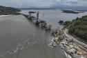 Ponte de Guaratuba chega a 85% de execução
