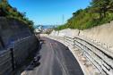 Ponte de Guaratuba inicia revestimento em concreto asfáltico dos acessos