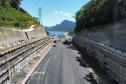 Ponte de Guaratuba inicia revestimento em concreto asfáltico dos acessos