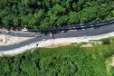 Ponte de Guaratuba inicia revestimento em concreto asfáltico dos acessos