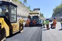Ponte de Guaratuba inicia revestimento em concreto asfáltico dos acessos