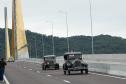 Com mais de 500 carros antigos e motos, passeio celebra Ponte de Guaratuba, no Litoral