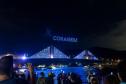Show de luzes, drones e música emociona o público e celebra entrega da Ponte de Guaratuba
