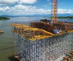 Trecho estaiado: começa a construção da superestrutura