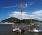 Obras da Ponte de Guaratuba abril/2025