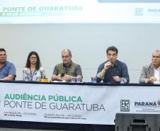Em audiência pública, Governo debate com população obras da Ponte de Guaratuba