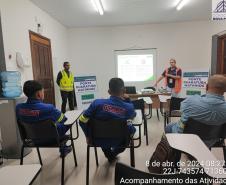 Integração realizada para informação dos novos colaboradores quanto às regras e condutas dentro do Canteiro Industrial 