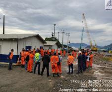 DDS encerrando o dia no Canteiro Industrial