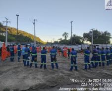 DDS encerrando o dia no Canteiro Industrial