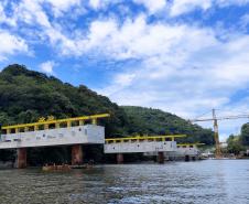 Obras da Ponte de Guaratuba chegam a 38,8% de execução