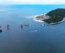 ponte de guaratuba chega a 60% de execução