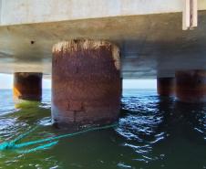estacas da ponte de guaratuba