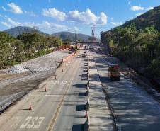 Ponte de Guaratuba alcança 73% de execução e avança nos acessos e trecho estaiado