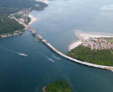 ponte de guaratuba chega a 80% de execução