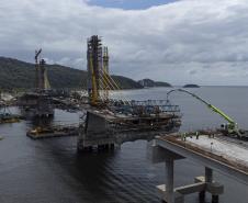 Ponte de Guaratuba chega a 85% de execução