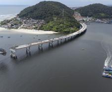 Ponte de Guaratuba chega a 85% de execução