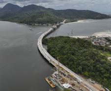 Ponte de Guaratuba chega a 85% de execução
