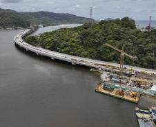 Ponte de Guaratuba chega a 85% de execução