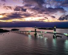 Estado prepara maior queima de fogos da história do Litoral na Ponte de Guaratuba
