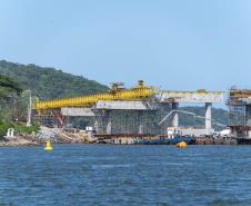 ponte de guaratuba alcança 88% de execução