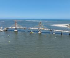 ponte de guaratuba alcança 88% de execução