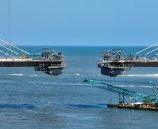 ponte de guaratuba alcança 88% de execução