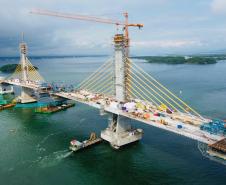ponte de guaratuba alcança 88% de execução