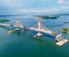 ponte de guaratuba alcança 88% de execução